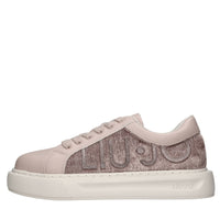 Sneakers in ecopelle e tessuto 