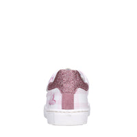 Sneakers in ecopelle e glitter 