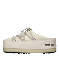 Mules in nylon idrorepellente ed ecopelle 