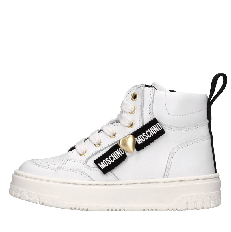 Sneakers alte in pelle 
