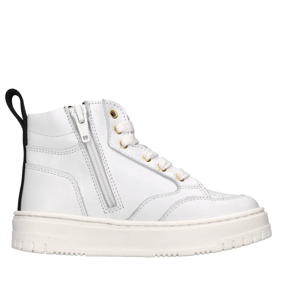 Sneakers alte in pelle 