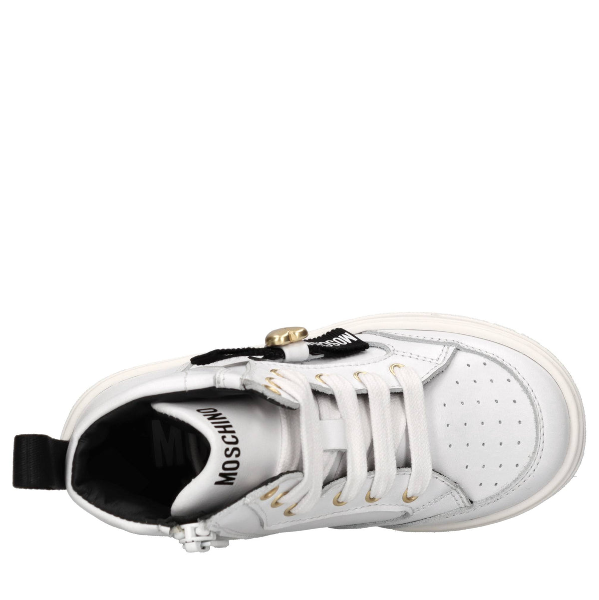 Sneakers alte in pelle 