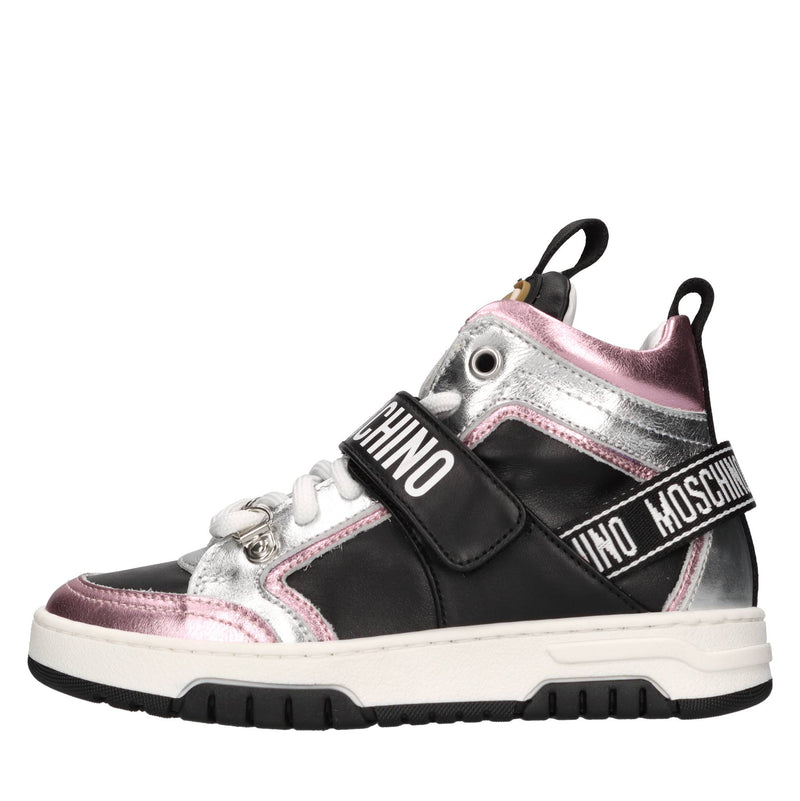 Sneakers alte in pelle 