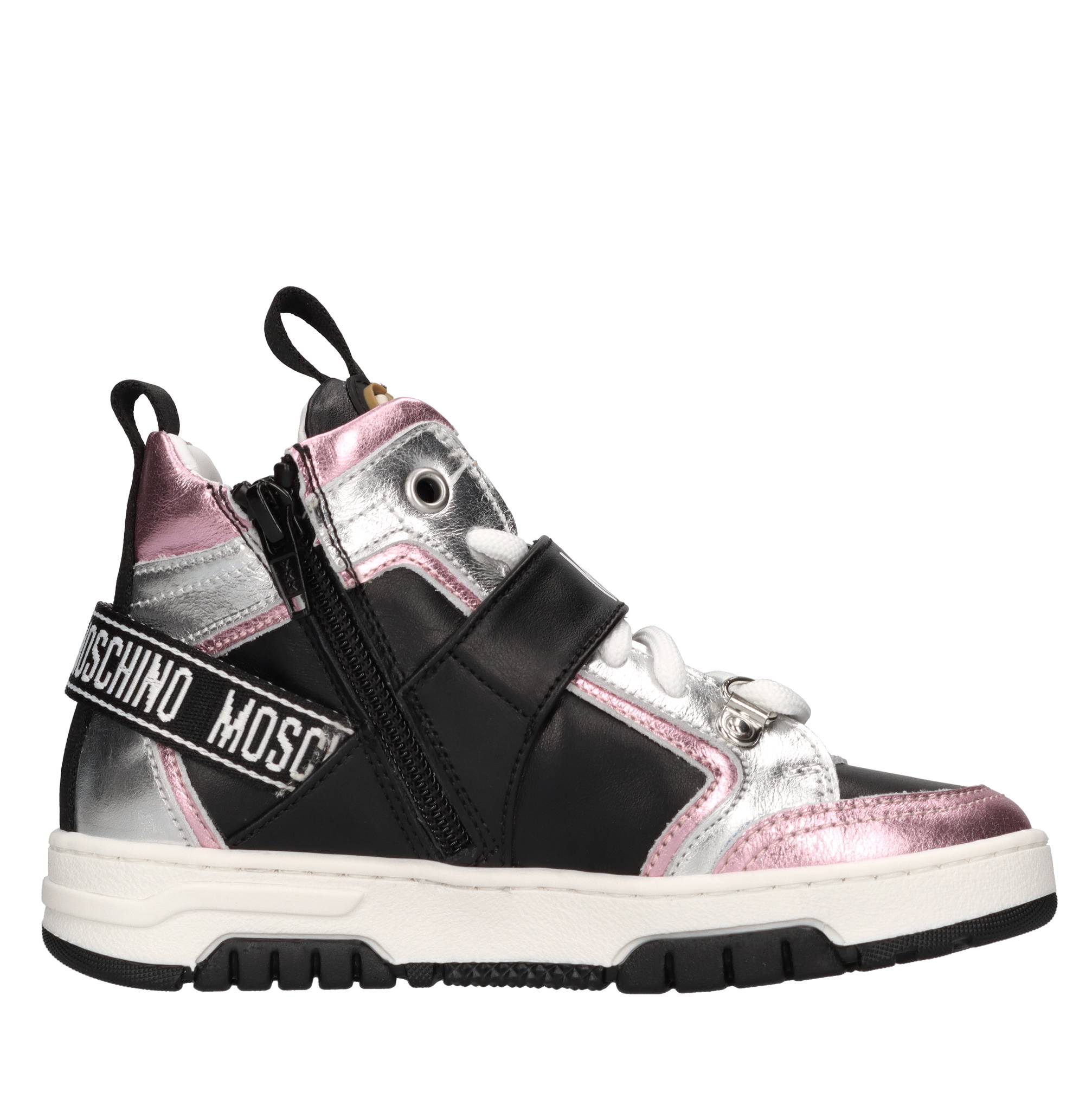 Sneakers alte in pelle 