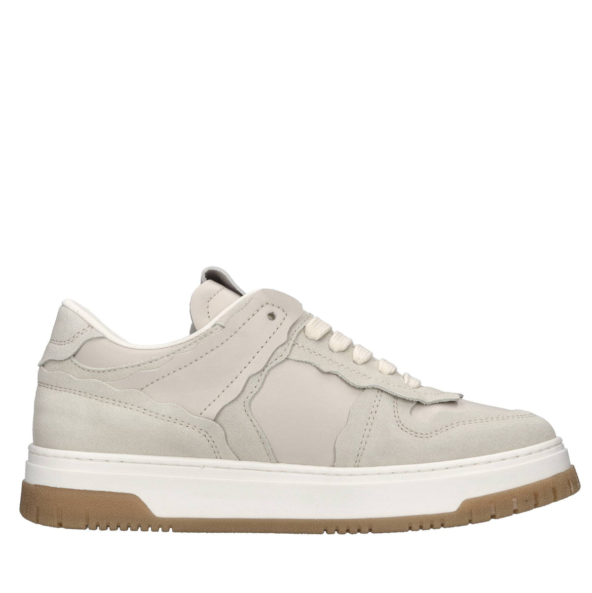 Sneakers in pelle e camoscio 