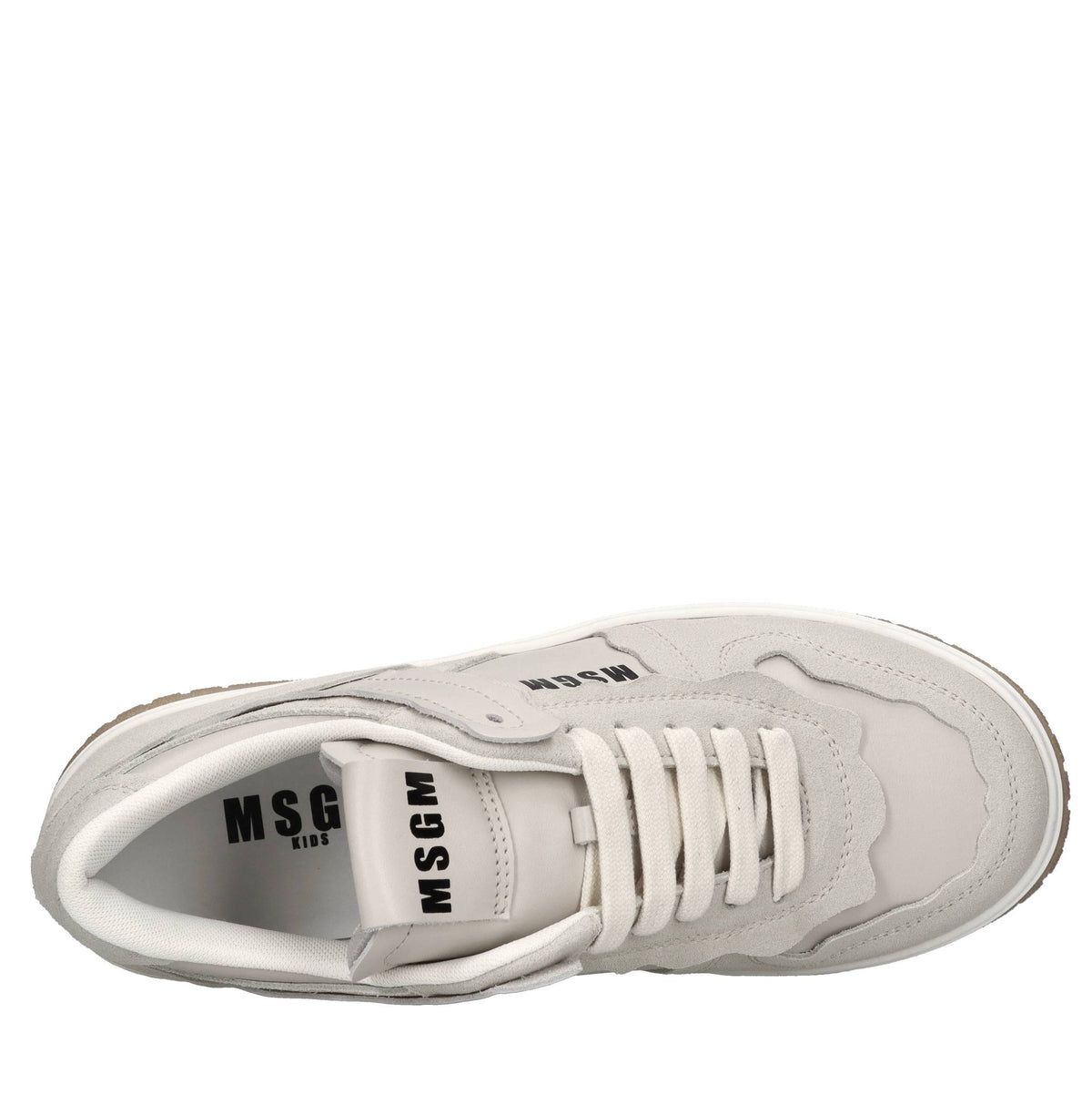 Sneakers in pelle e camoscio 