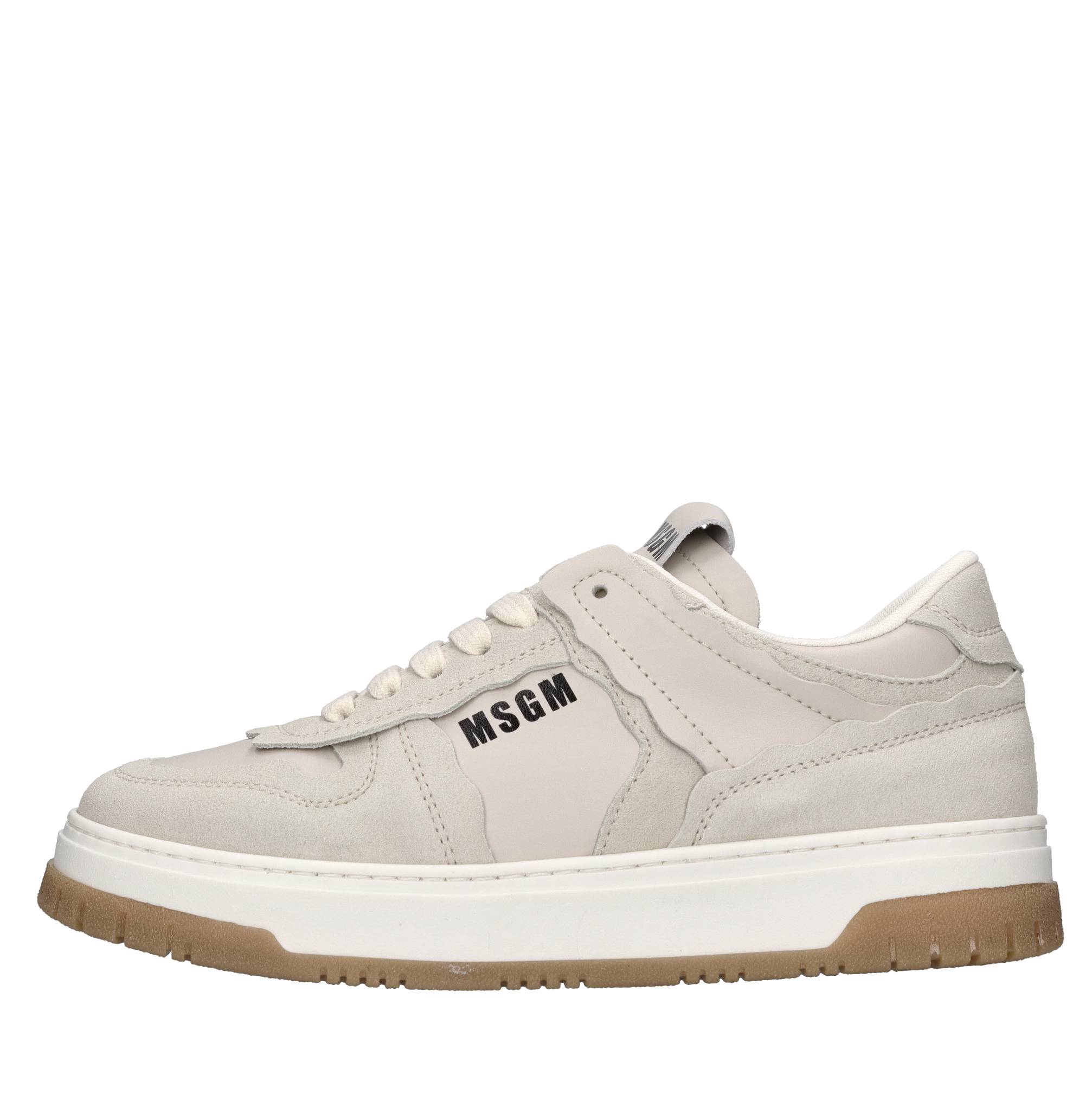 Sneakers in pelle e camoscio 