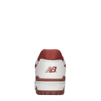Sneakers in pelle e tessuto 
