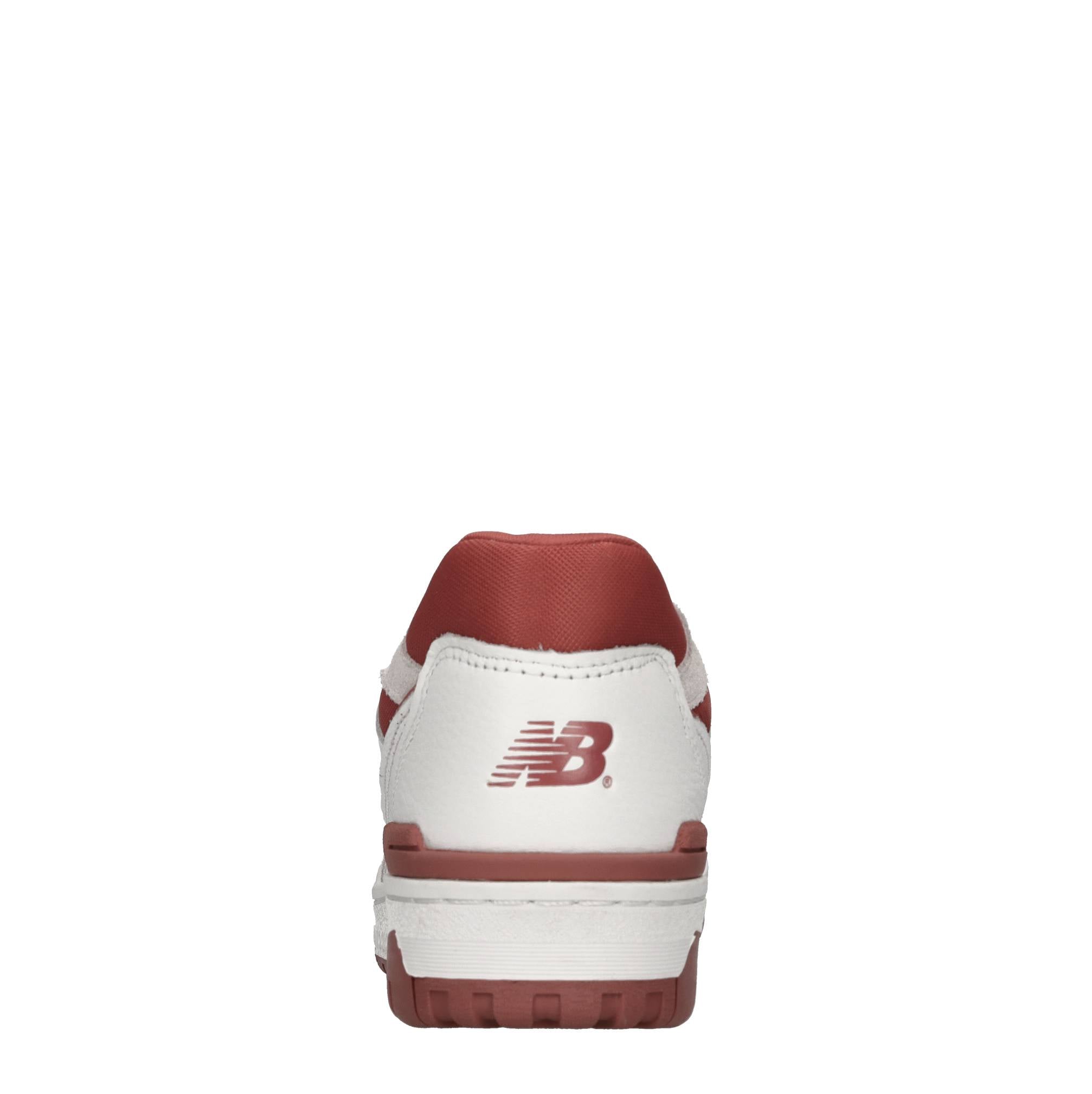 Sneakers in pelle e tessuto 
