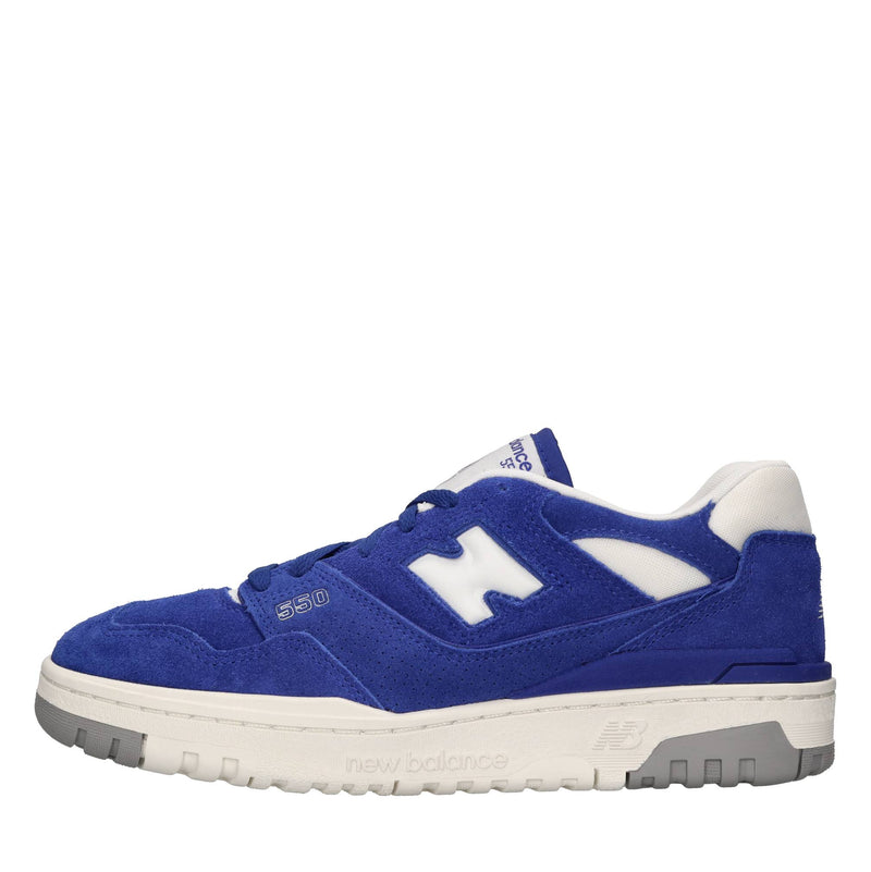 Sneakers in pelle e tessuto 