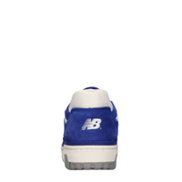 Sneakers in pelle e tessuto 
