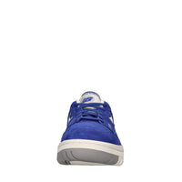Sneakers in pelle e tessuto 