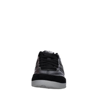 Sneakers in camoscio ed ecopelle 