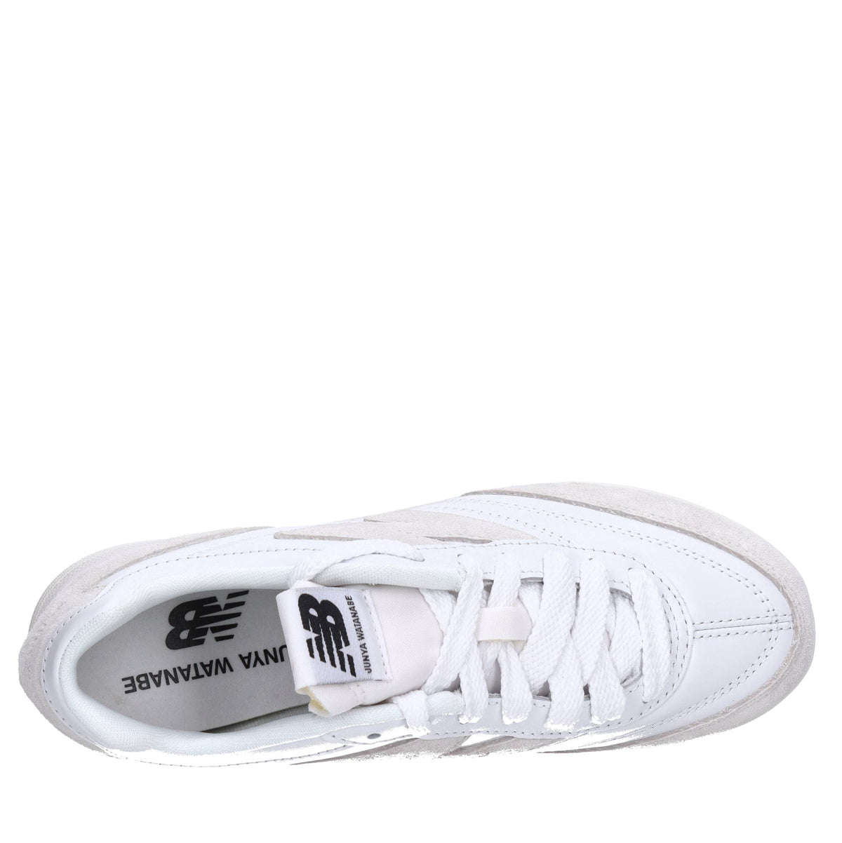 Sneakers in camoscio ed ecopelle 