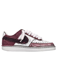 Sneakers in ecopelle e tessuto 