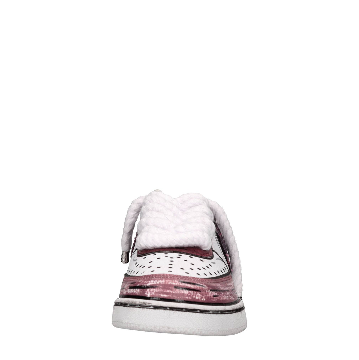 Sneakers in ecopelle e tessuto 