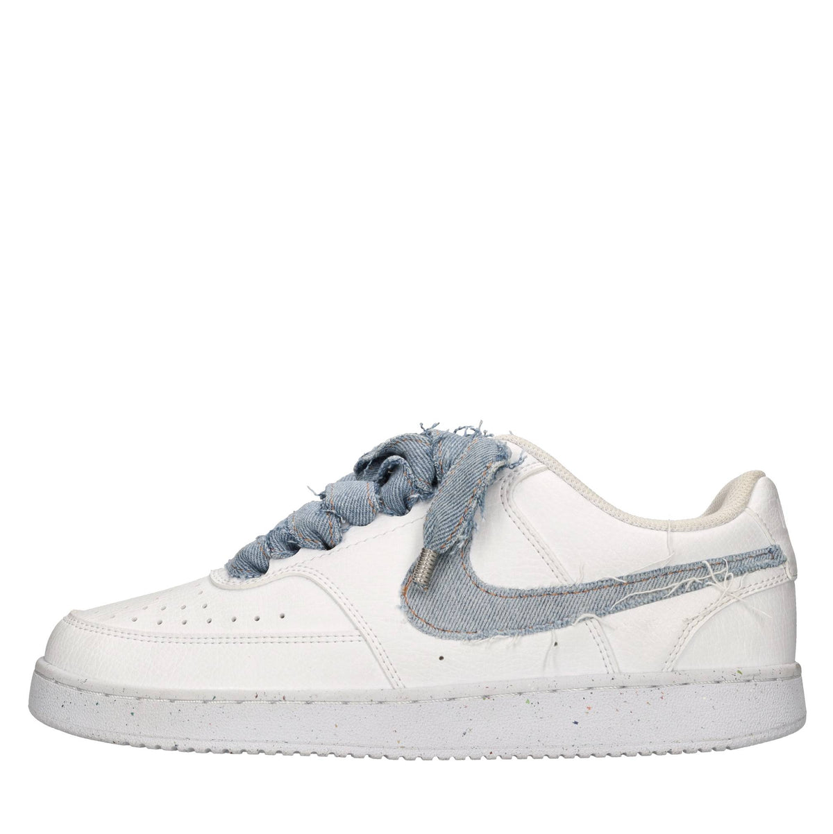 Sneakers in ecopelle e tessuto 
