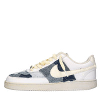 Sneakers in ecopelle e tessuto 