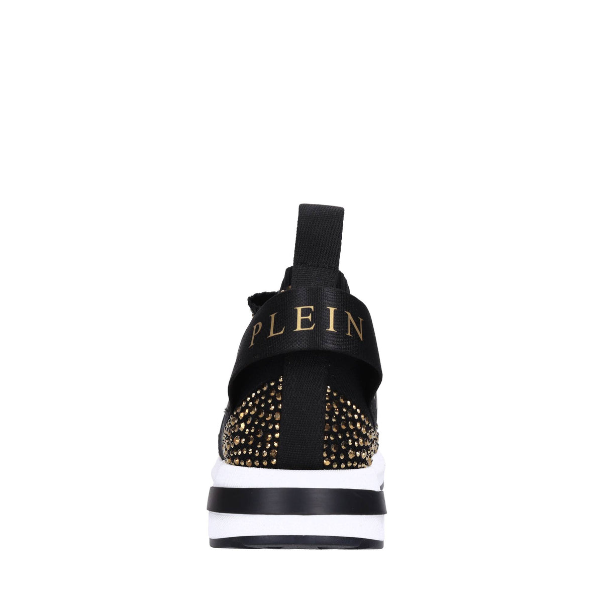 Sneakers in tessuto e strass 