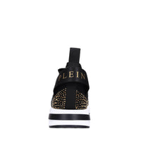 Sneakers in tessuto e strass 