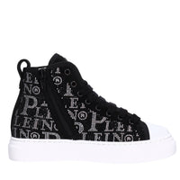 Sneakers in camoscio e strass 