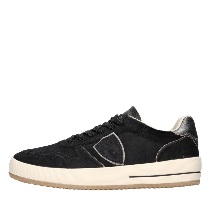 Sneakers in cavallino e camoscio 