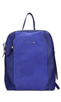 Zaino in pelle e camoscio. 
