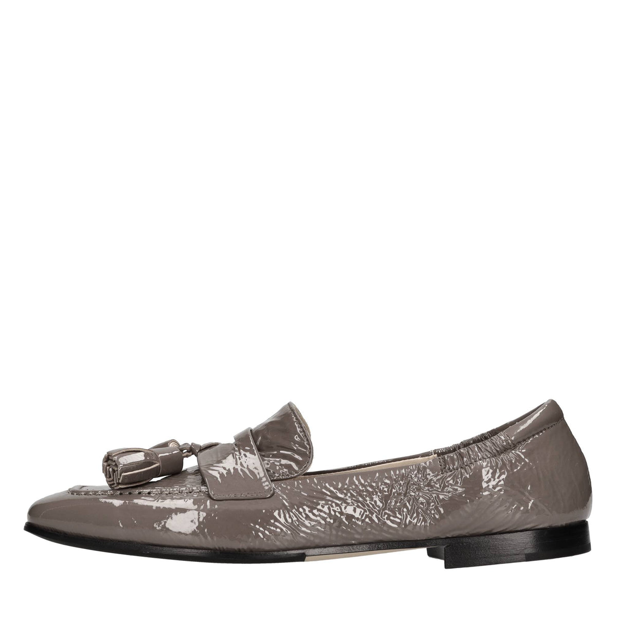 Mocassini in pelle lucida 