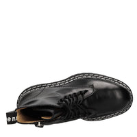 Stivaletti anfibi in pelle 