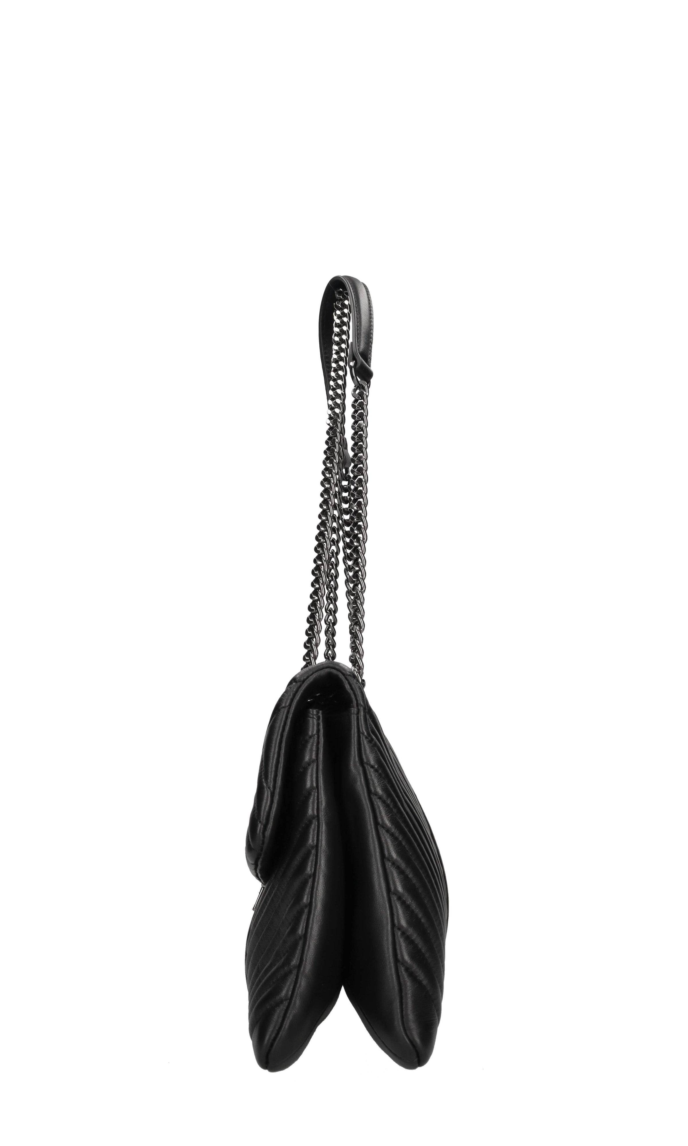 Borsa Alexis Big Metalessé in pelle 
