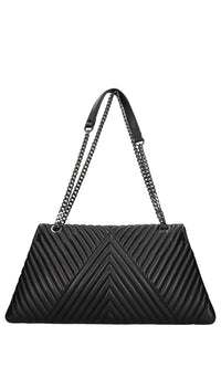 Borsa Alexis Big Metalessé in pelle 