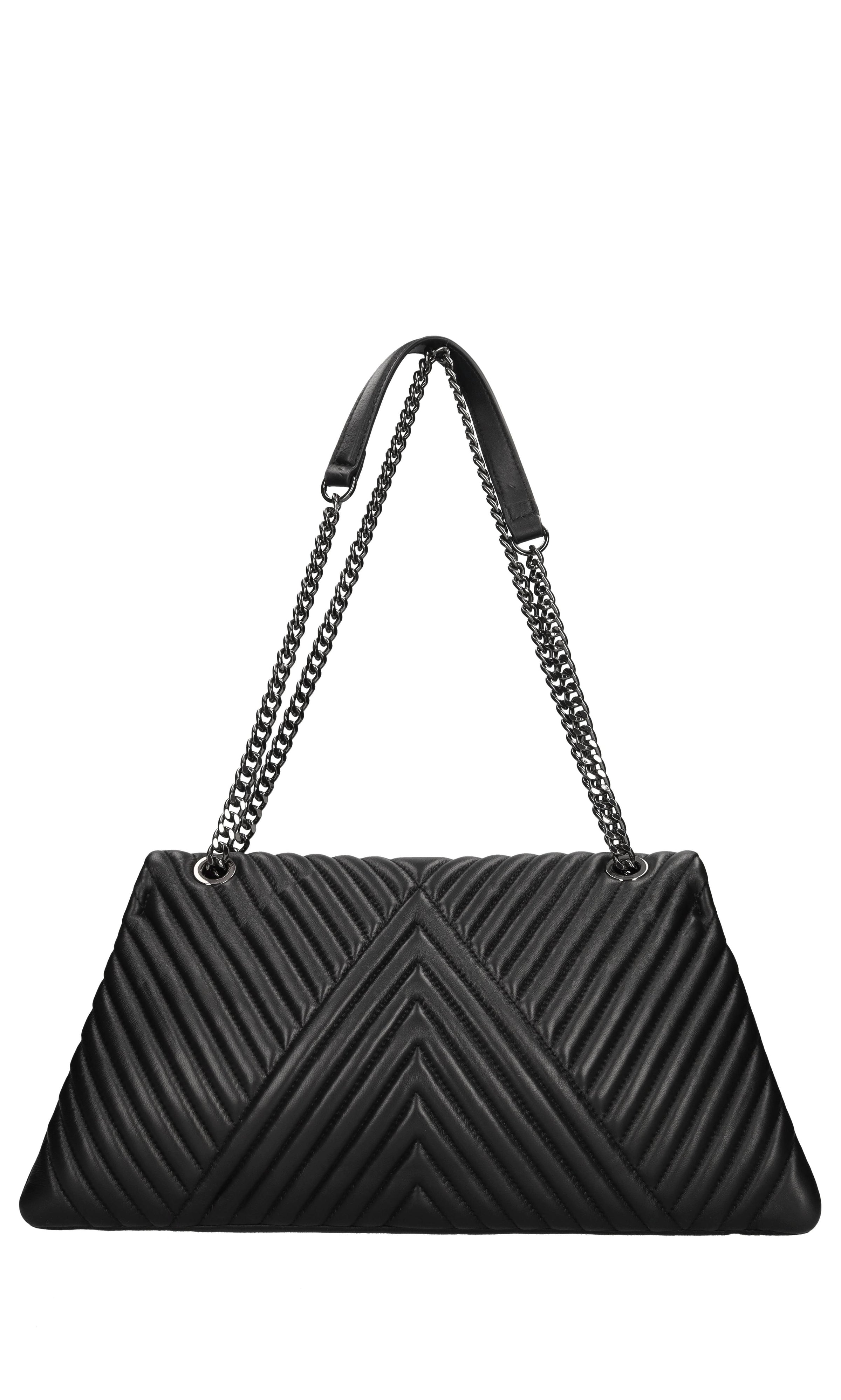 Borsa Alexis Big Metalessé in pelle 