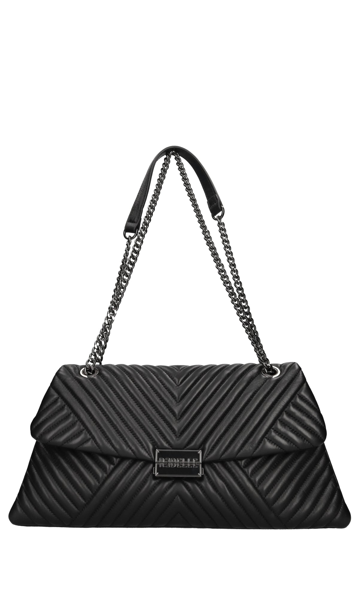 Borsa Alexis Big Metalessé in pelle 