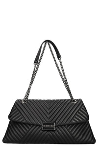 Borsa Alexis Big Metalessé in pelle 