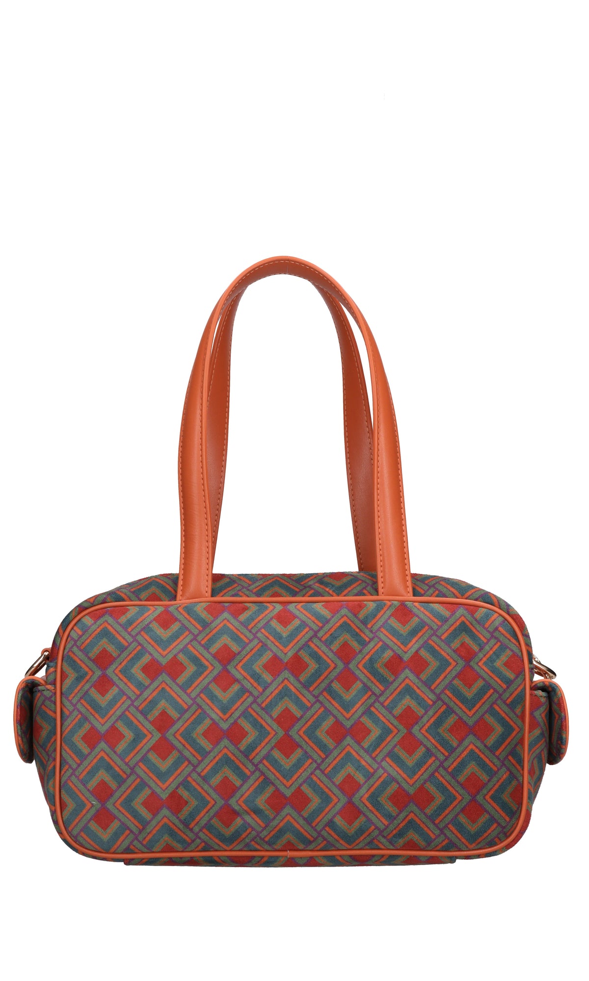 Borsa in pelle e camoscio 