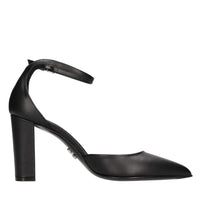 Décolleté slingback in pelle 