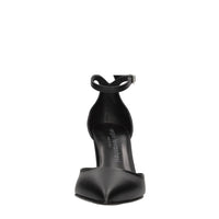 Décolleté slingback in pelle 