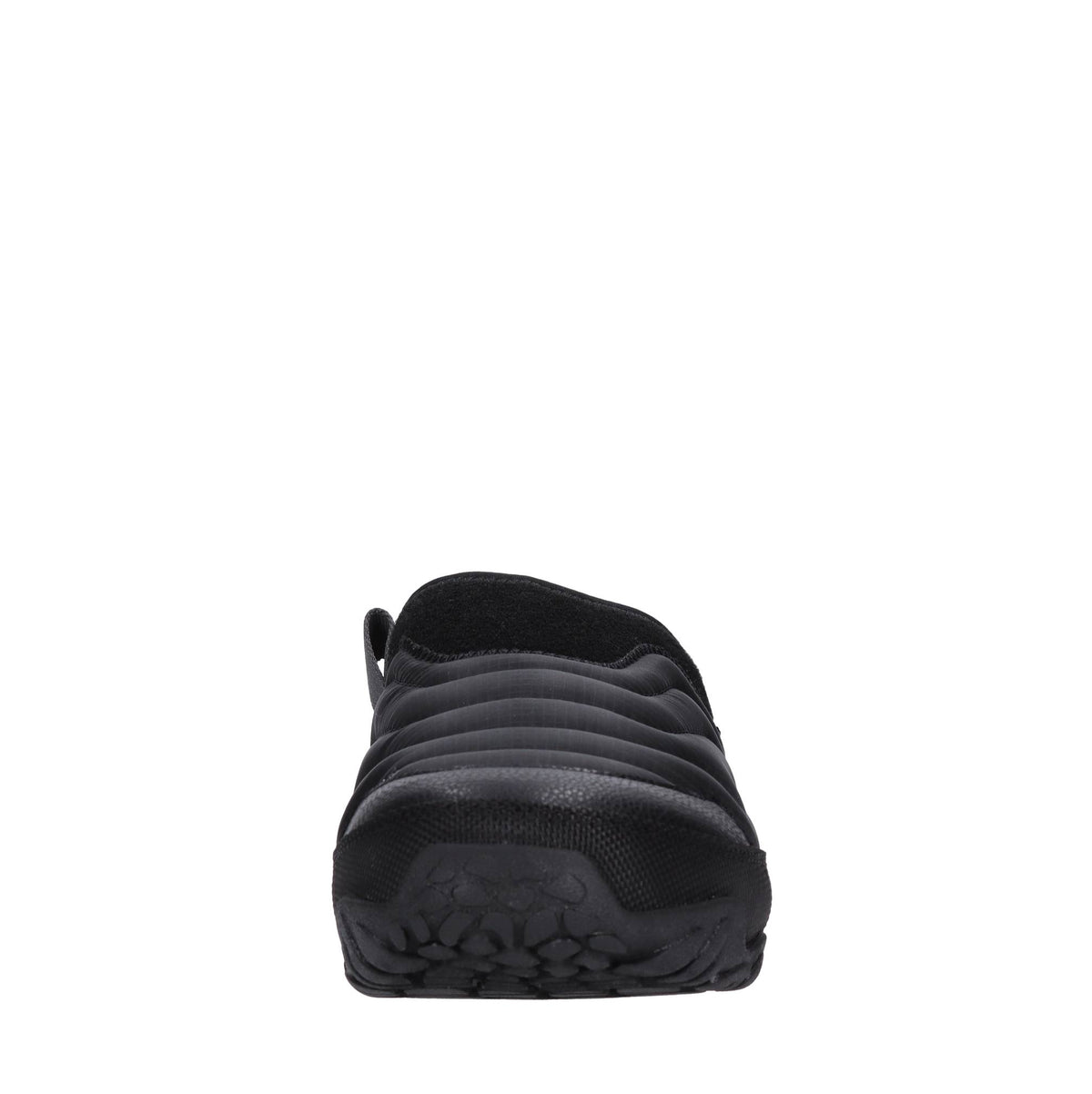 Sabot in tessuto ed ecopelle 