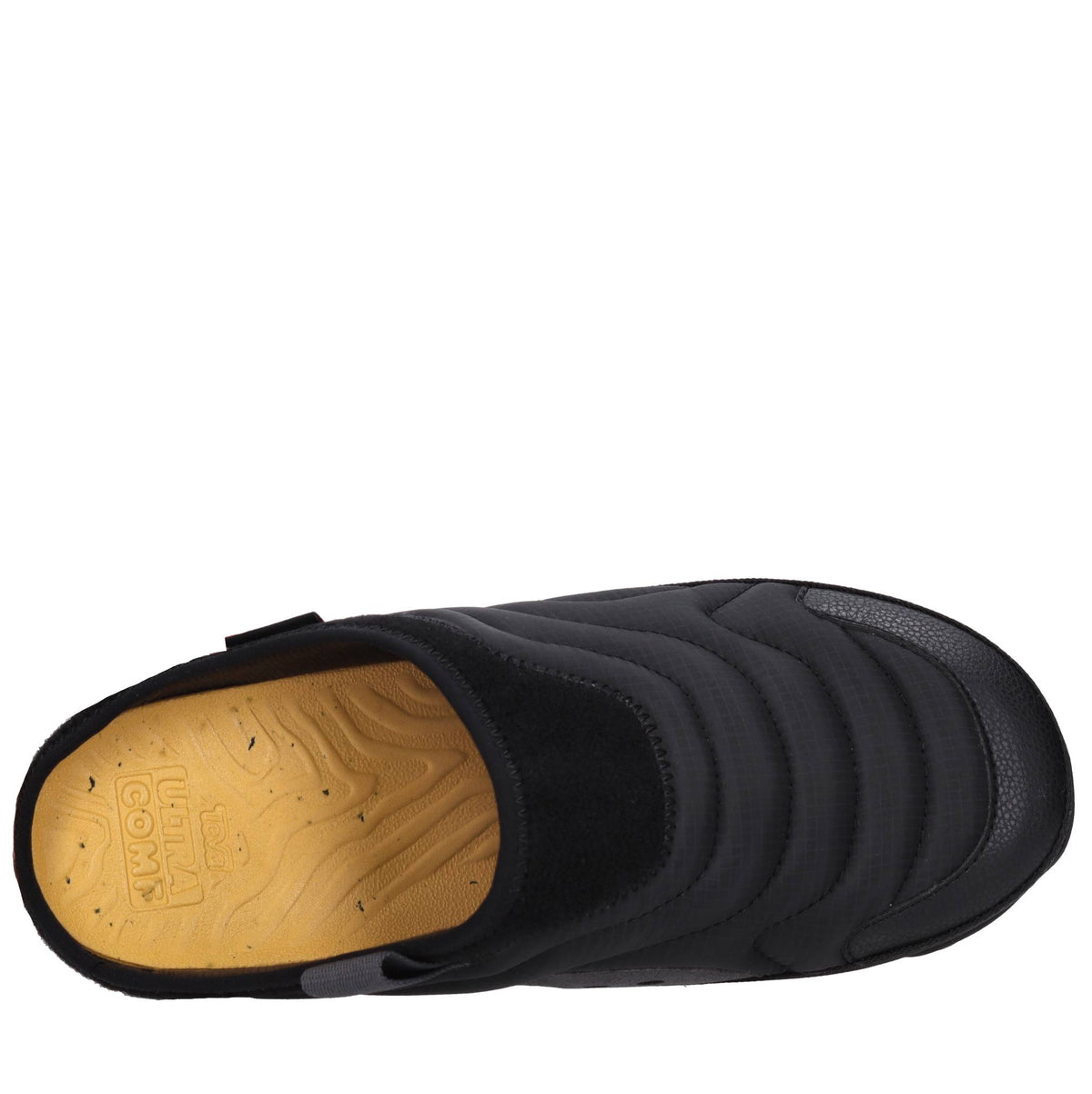 Sabot in tessuto ed ecopelle 
