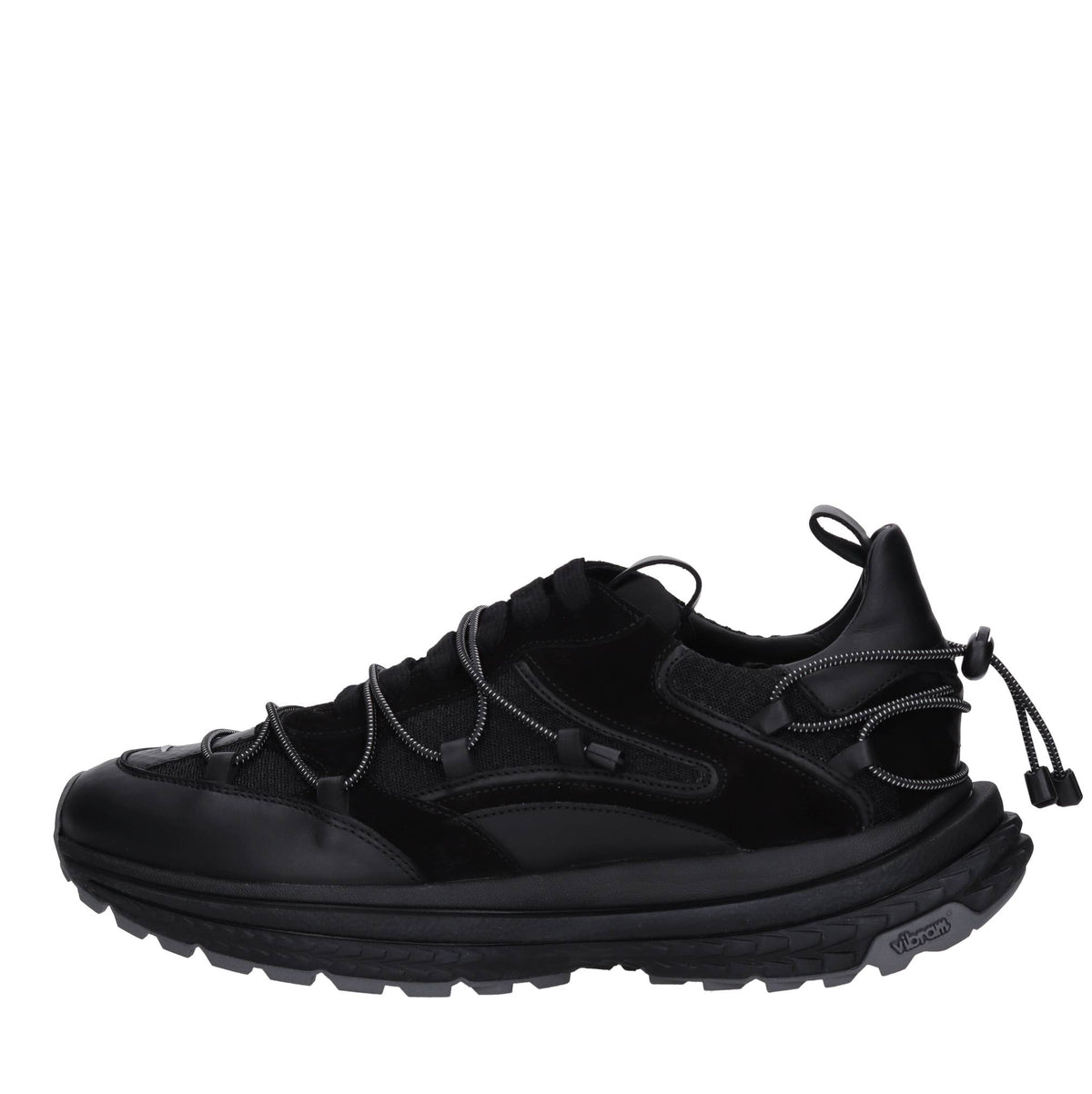 Sneakers in camoscio e pelle 