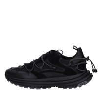 Sneakers in camoscio e pelle 