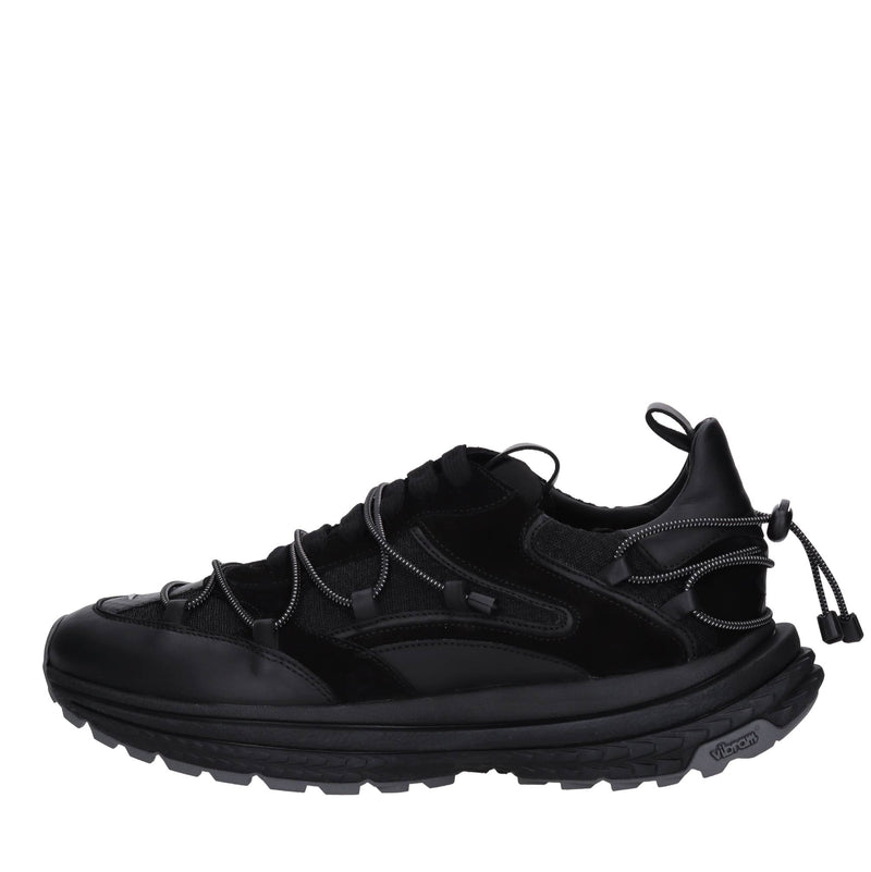 Sneakers in camoscio e pelle 
