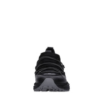 Sneakers in camoscio e pelle 