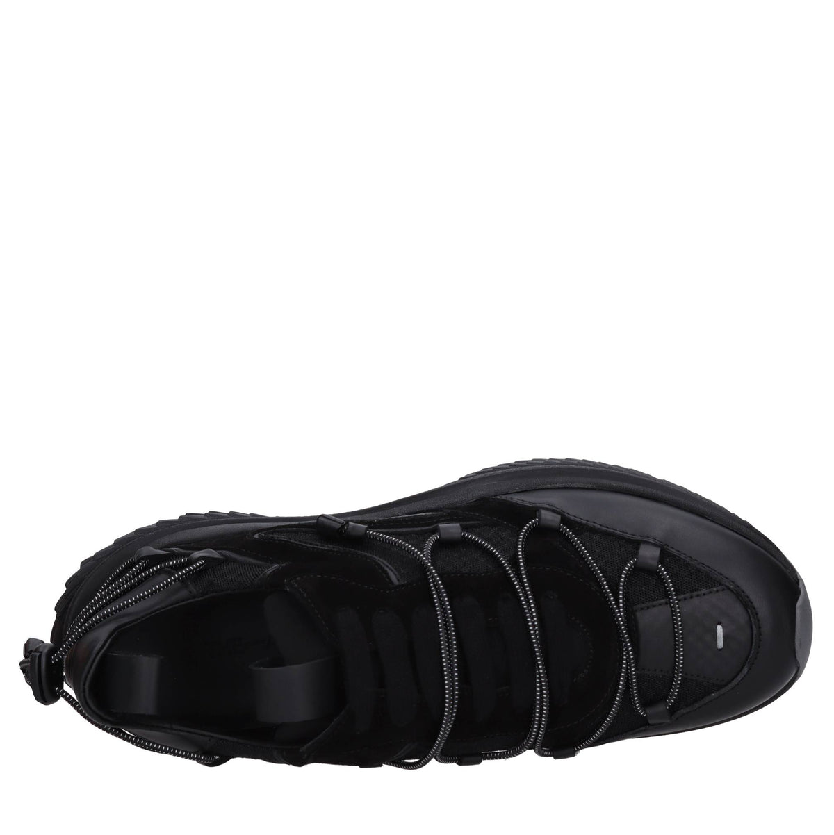 Sneakers in camoscio e pelle 