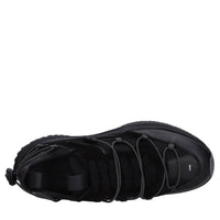 Sneakers in camoscio e pelle 