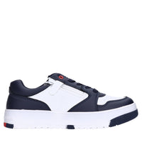 Sneakers in ecopelle e tessuto 