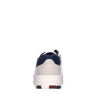 Sneakers in ecopelle e tessuto 