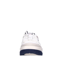 Sneakers in ecopelle e tessuto 