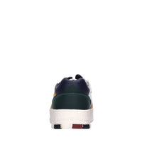Sneakers in ecopelle e tessuto 
