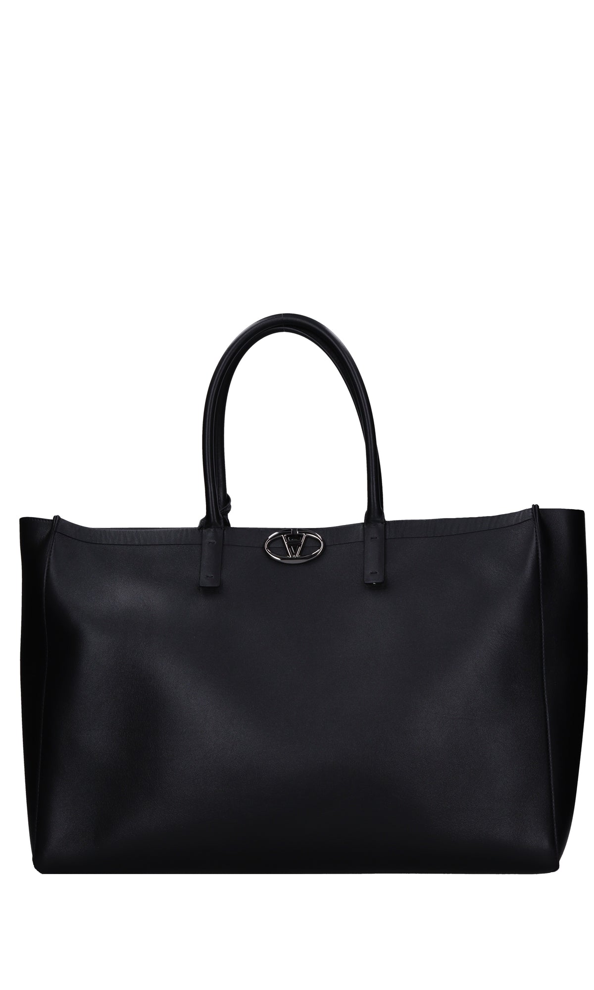 Borsa VLogo Side in pelle 